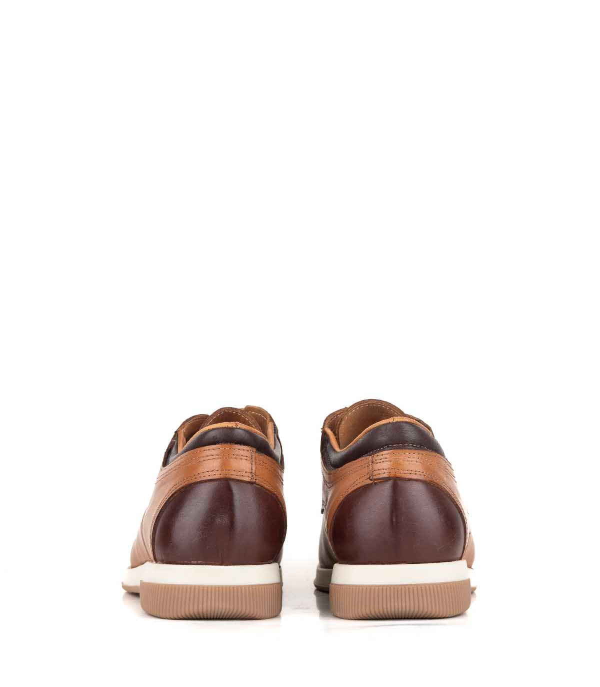 Zapatos de líneas simples en cuero, suela camel — imagen 4