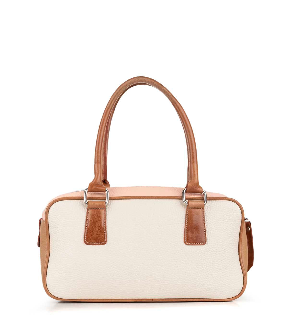 Cartera de cuero con brillo y herrajes — imagen 3