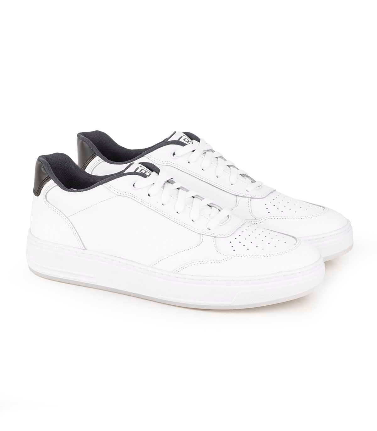 Zapatillas de hombre de cuero con base cosida Batistella — imagen 6