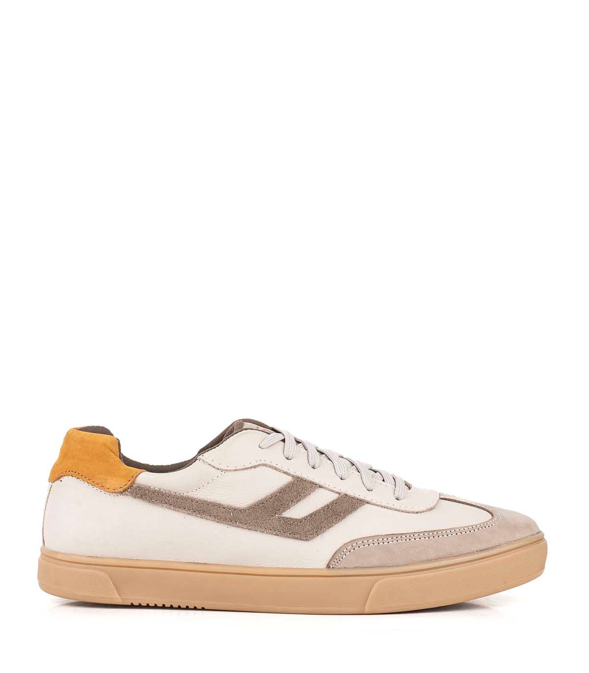 Zapatillas hombre de cuero con detalles en gamuza Batistella