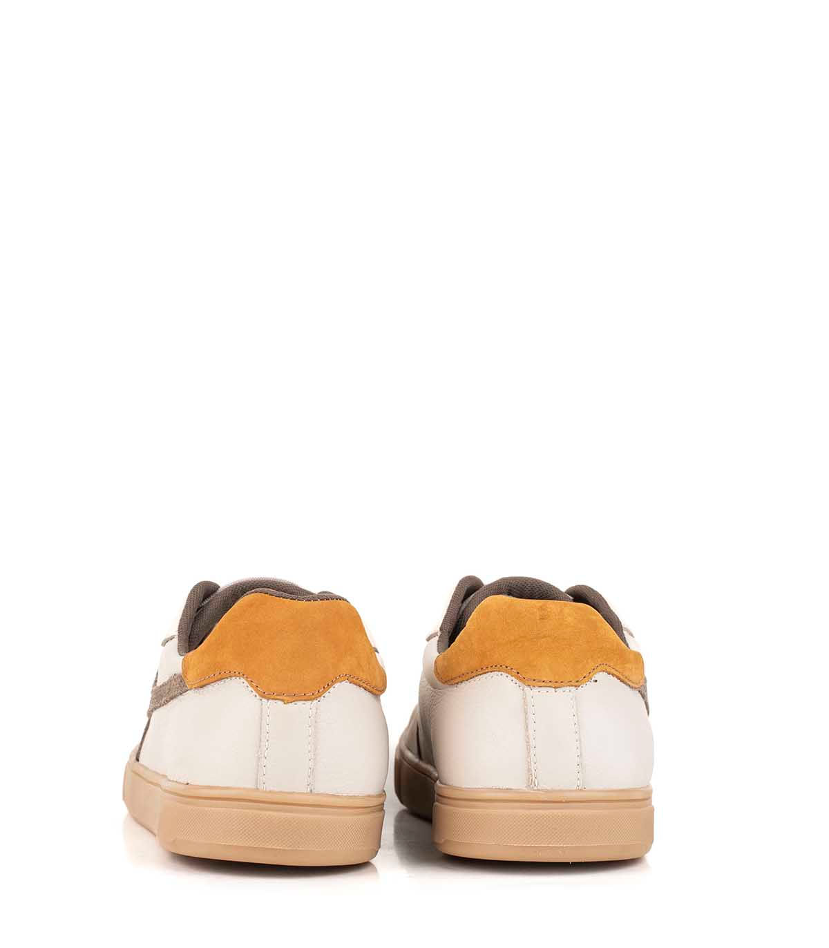 Zapatillas hombre de cuero con detalles en gamuza Batistella — imagen 4