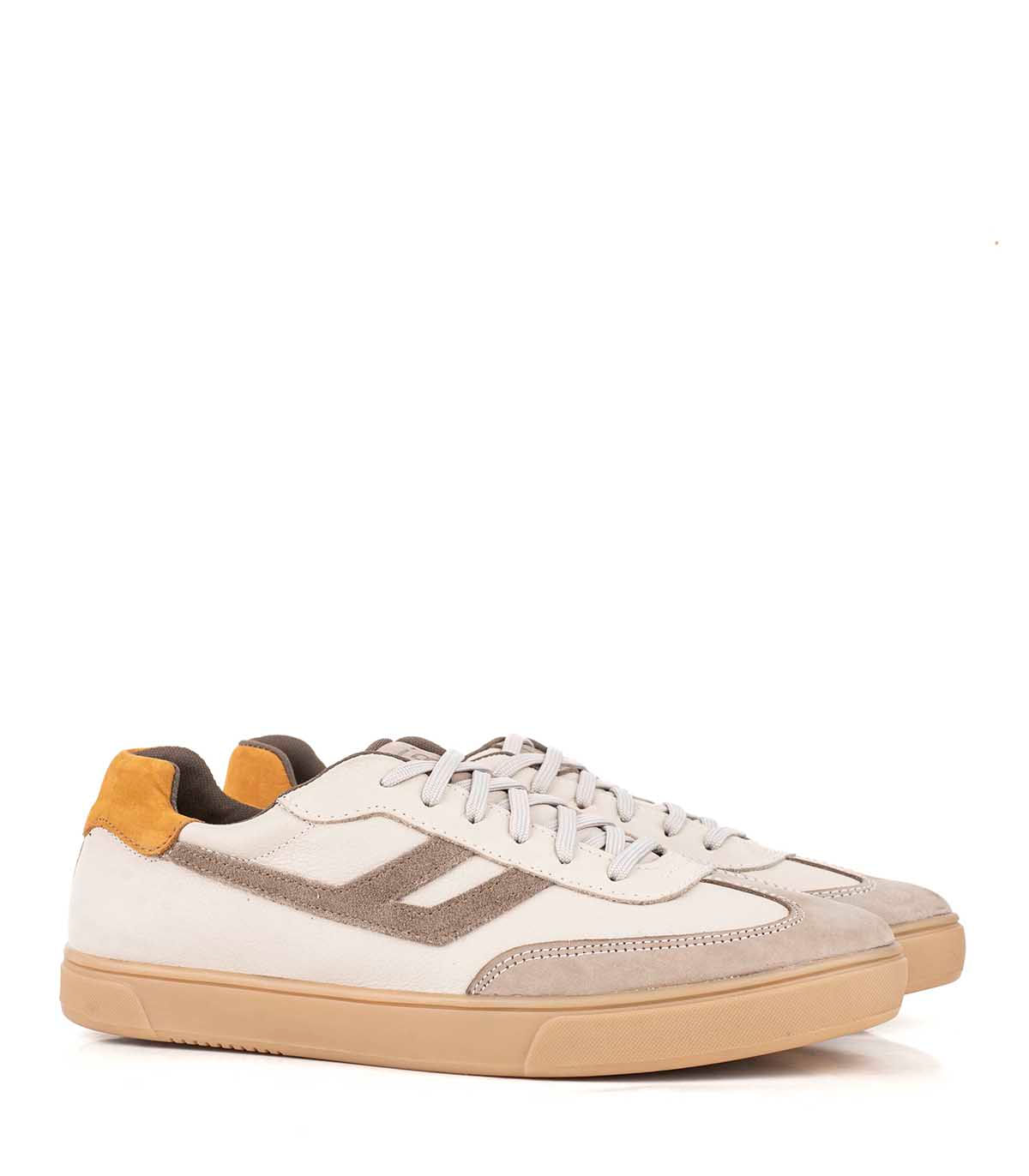Zapatillas hombre de cuero con detalles en gamuza Batistella — imagen 5