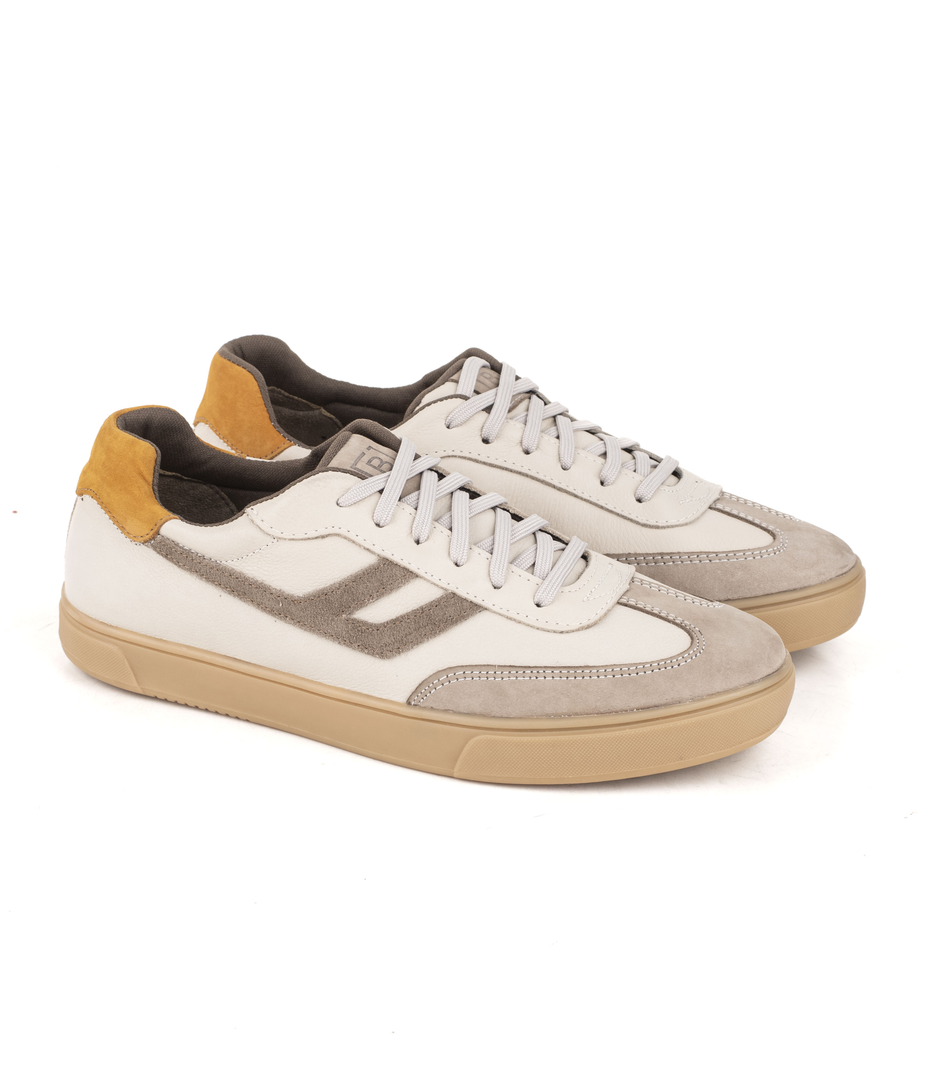 Zapatillas hombre de cuero con detalles en gamuza Batistella — imagen 6
