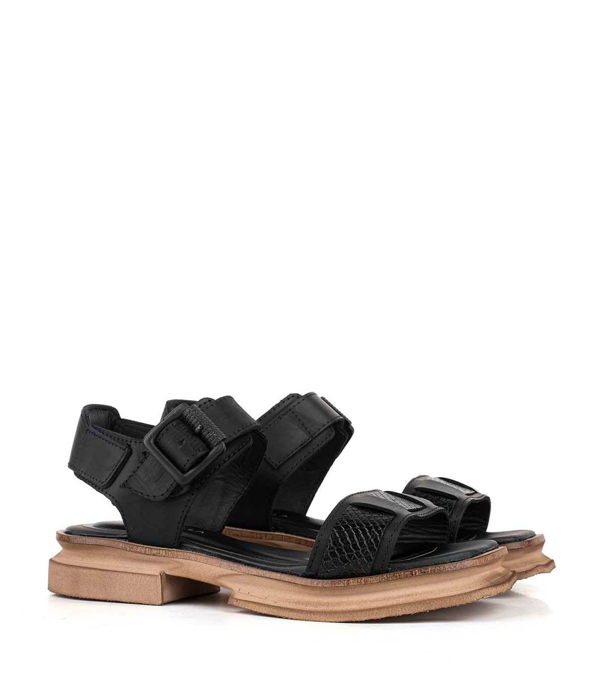 Batistella sandalia de cuero con detalles croco — imagen 4