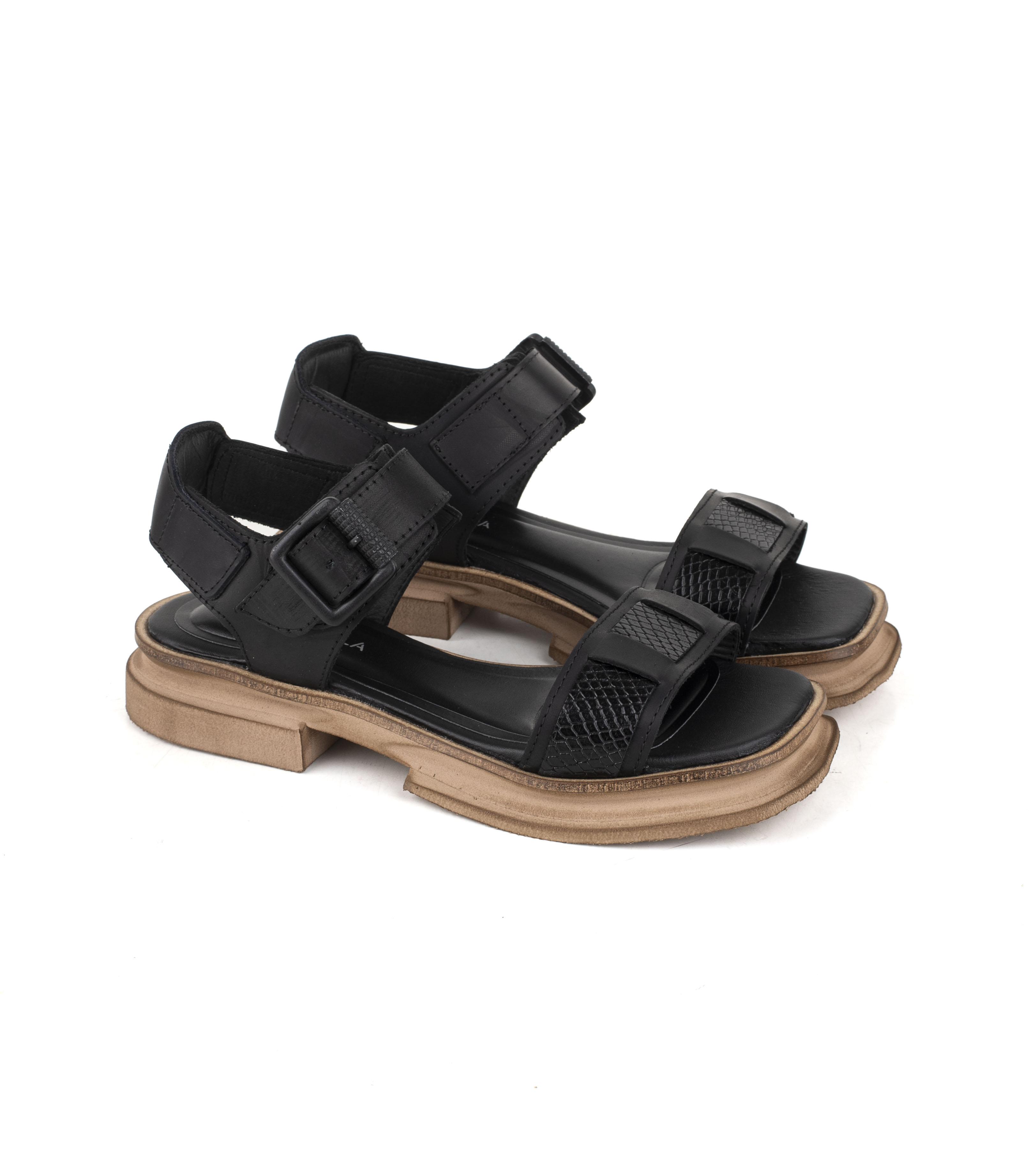 Batistella sandalia de cuero con detalles croco — imagen 5