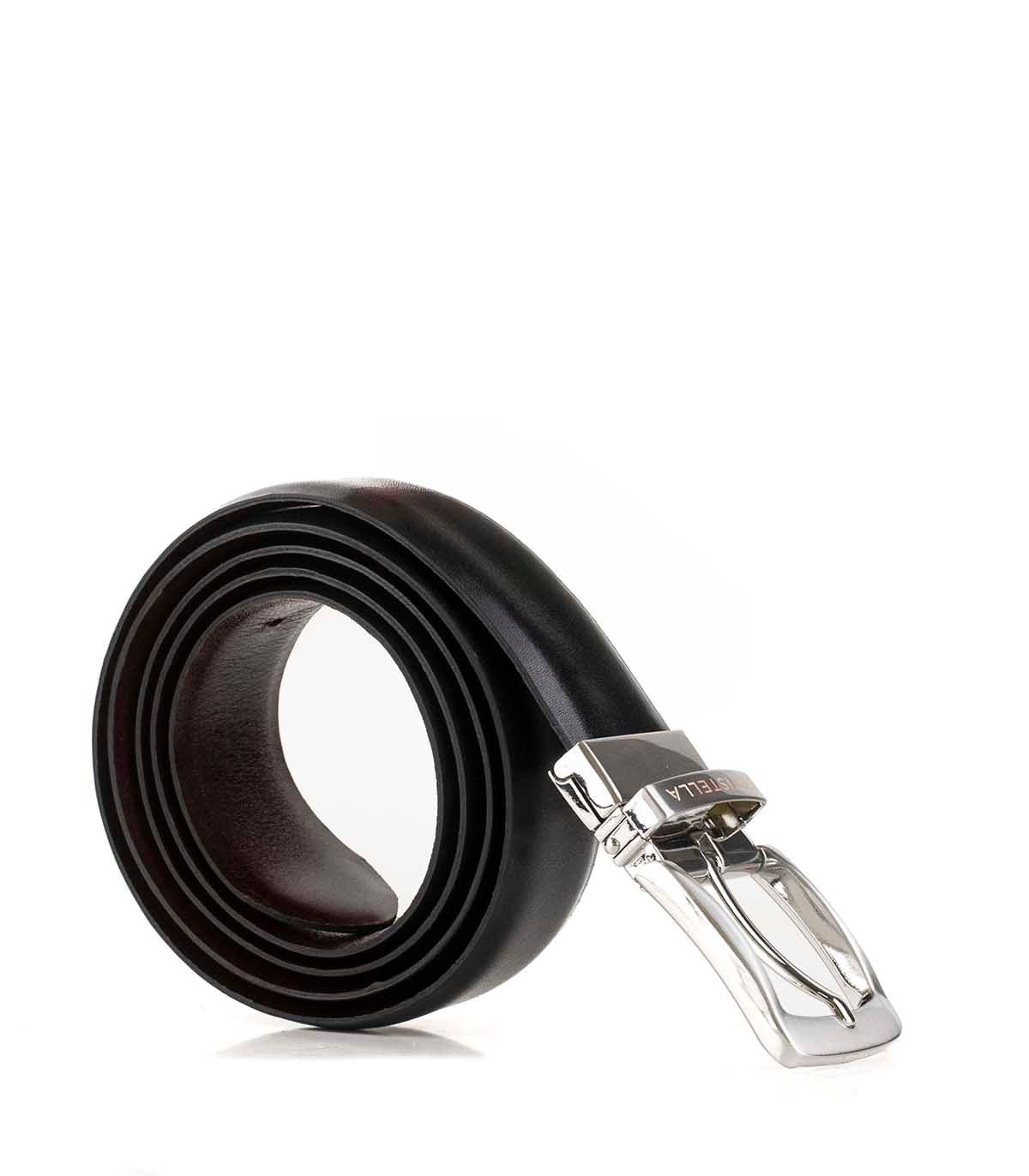 Cinturón de cuero con hebilla reversible