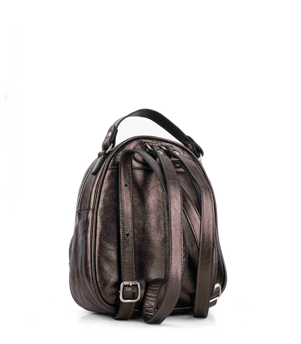 Mochila de cuero con cadena — imagen 3