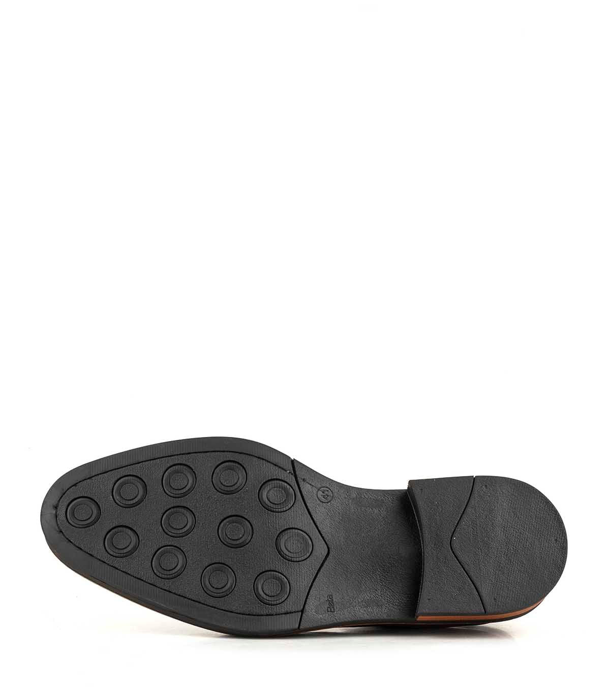 Zapato de cuero clásico con base de goma — imagen 4