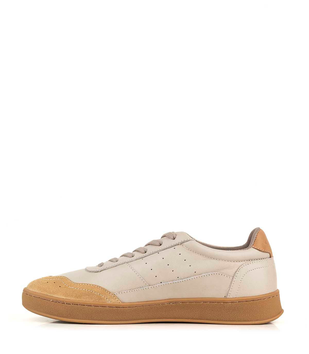 Zapatilla urbana de cuero con puntera en gamuza Batistella — imagen 3