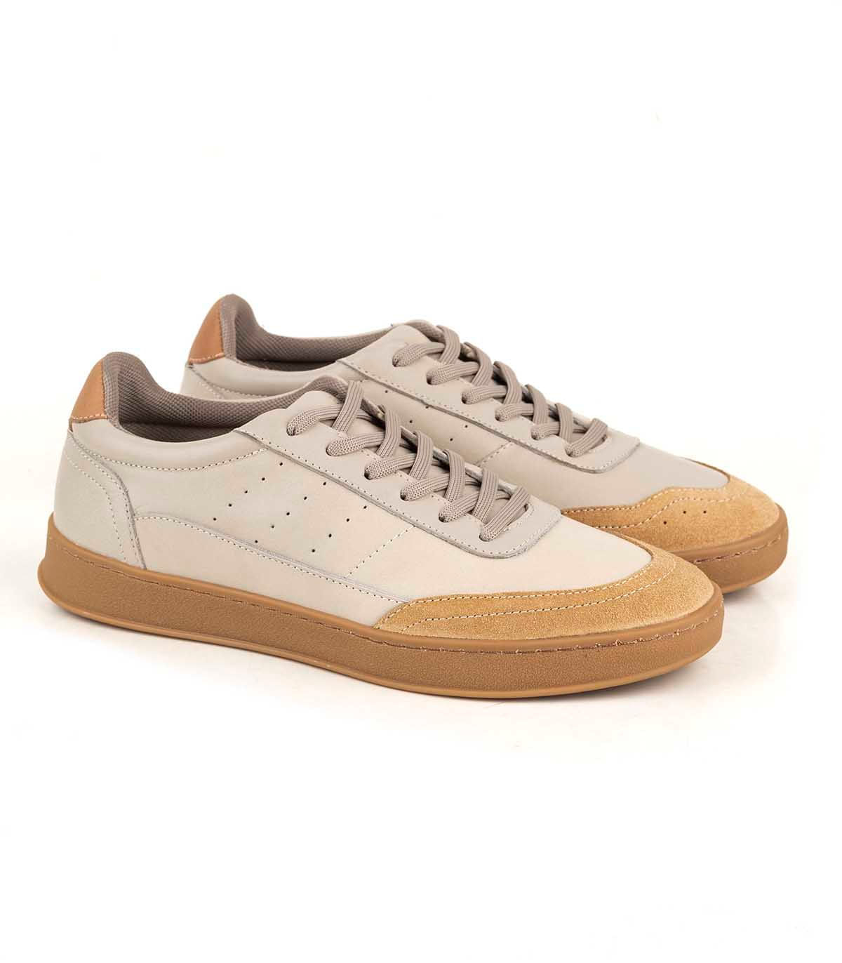 Zapatilla urbana de cuero con puntera en gamuza Batistella — imagen 5