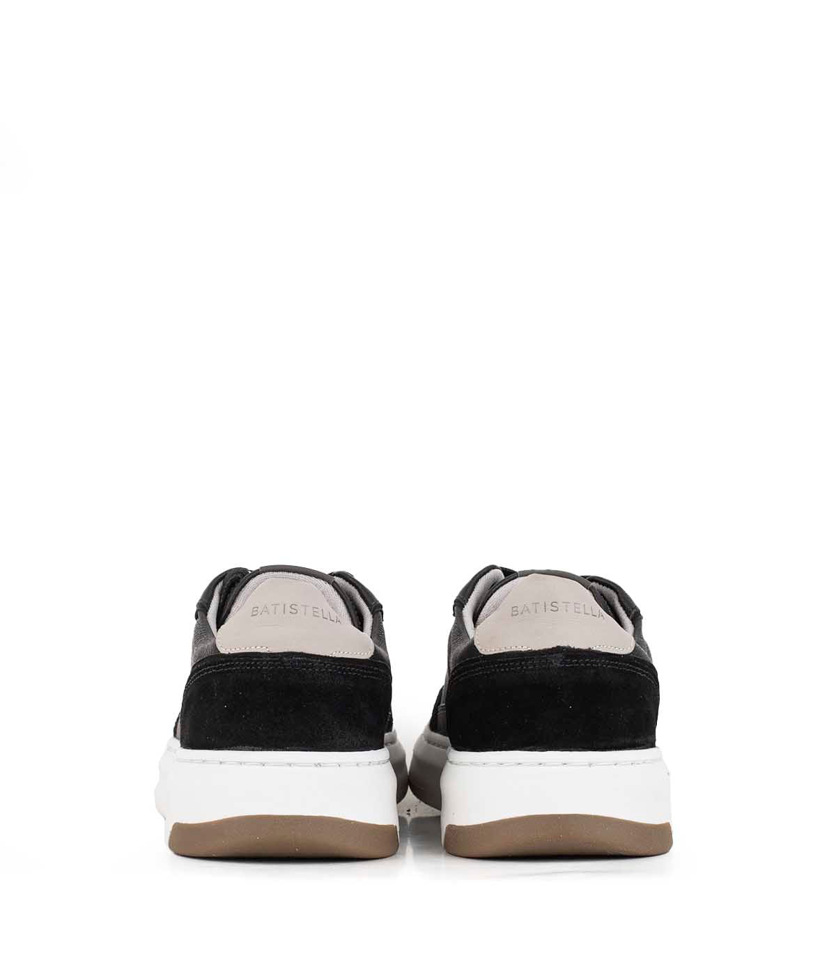 Zapatilla urbana de cuero con detalle en gamuza — imagen 4