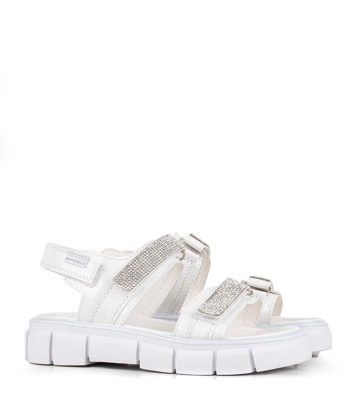 Sandalia alta de charol con velcro Batistella — imagen 3