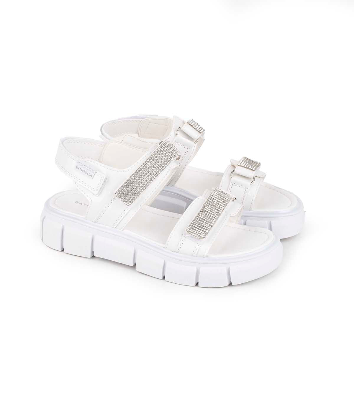 Sandalia alta de charol con velcro Batistella — imagen 4
