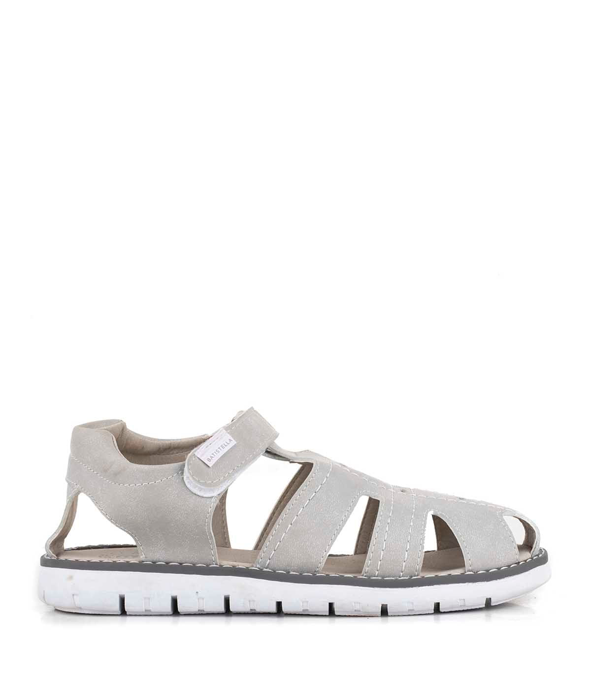 Franciscana simil cuero con velcro