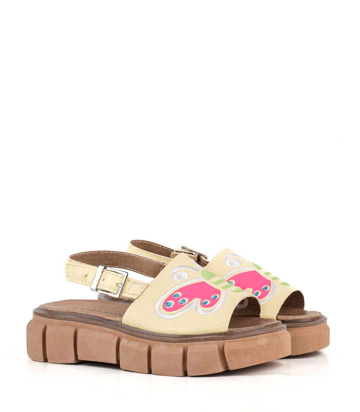 Sandalia infantil simil cuero — imagen 4