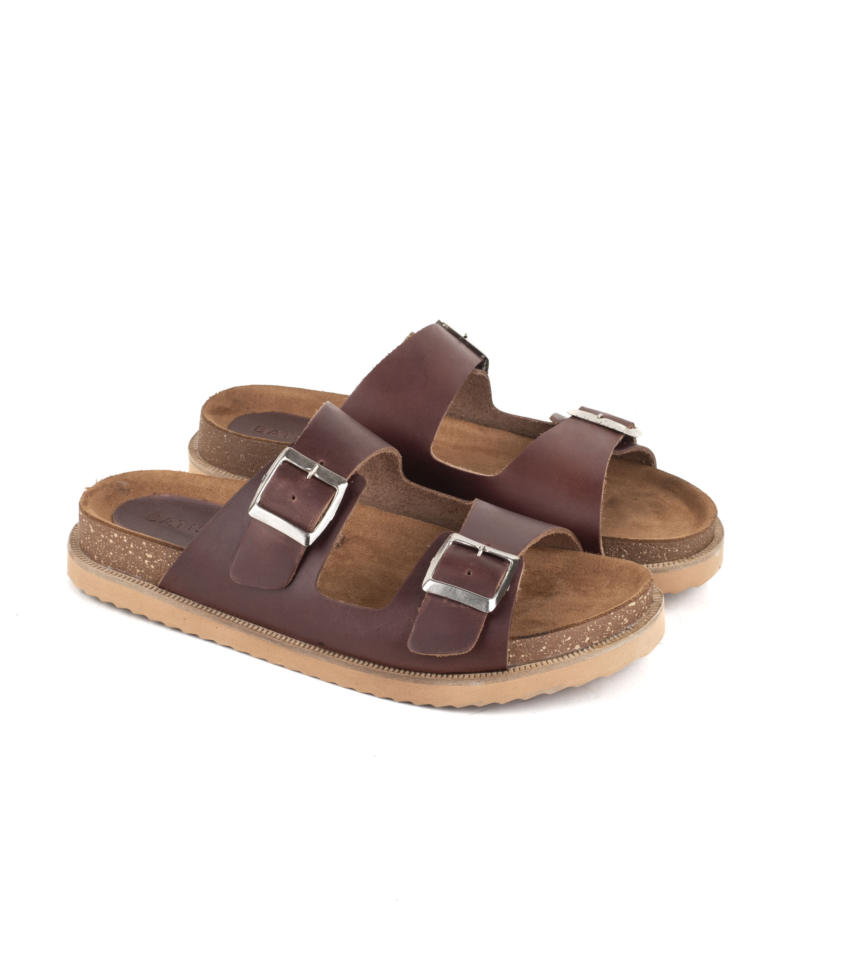 Birks de cuero con hebillas Batistella — imagen 2