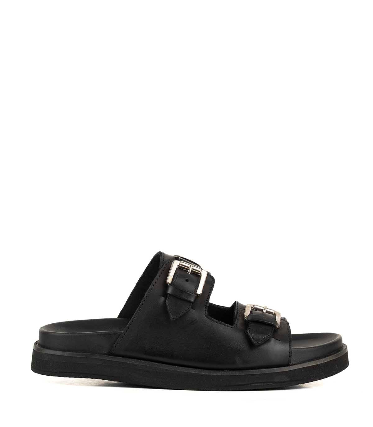Birks de cuero con doble hebilla de Batistella — imagen 3