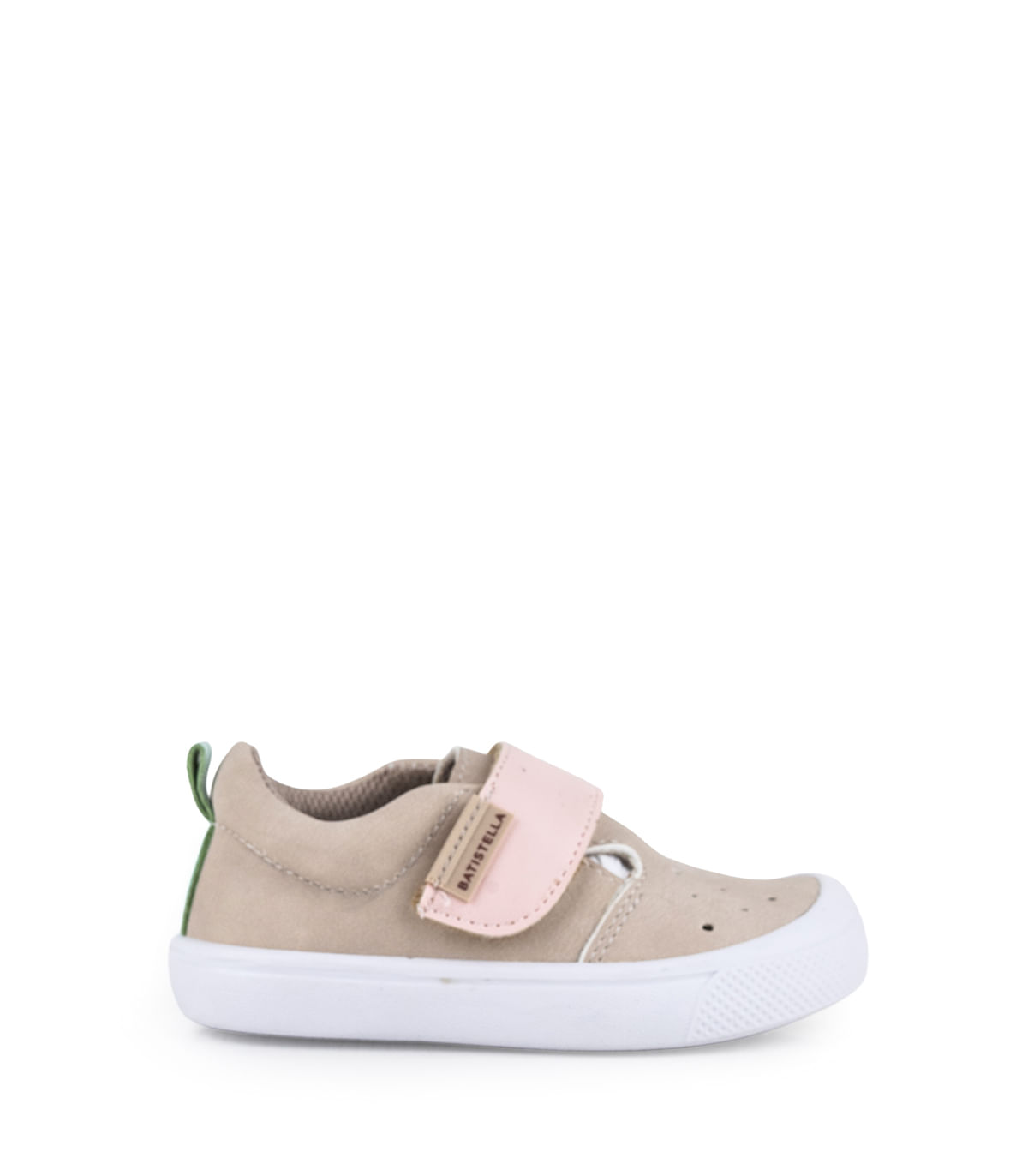 Zapatillas simil cuero con abrojo