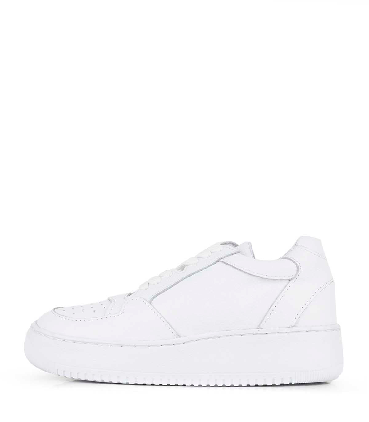 Zapatillas urbanas de cuero con base ancha — imagen 2