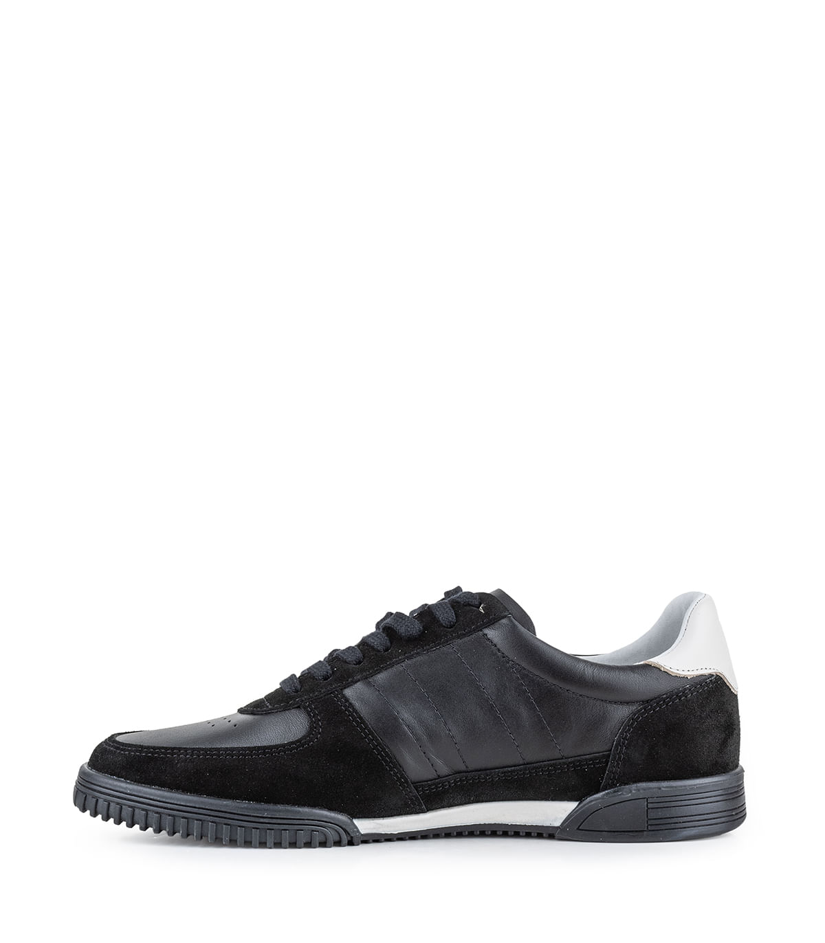 Zapatilla de cuero y gamuza con base antideslizante — imagen 2