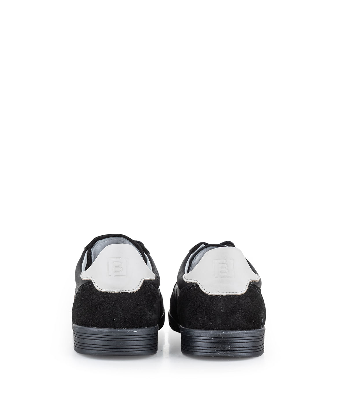 Zapatilla de cuero y gamuza con base antideslizante — imagen 4