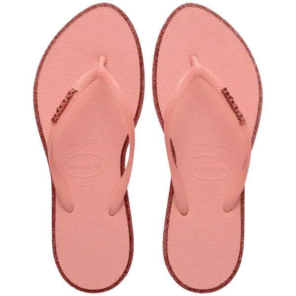 Ojotas Havaianas Slim Point glitter Batistella