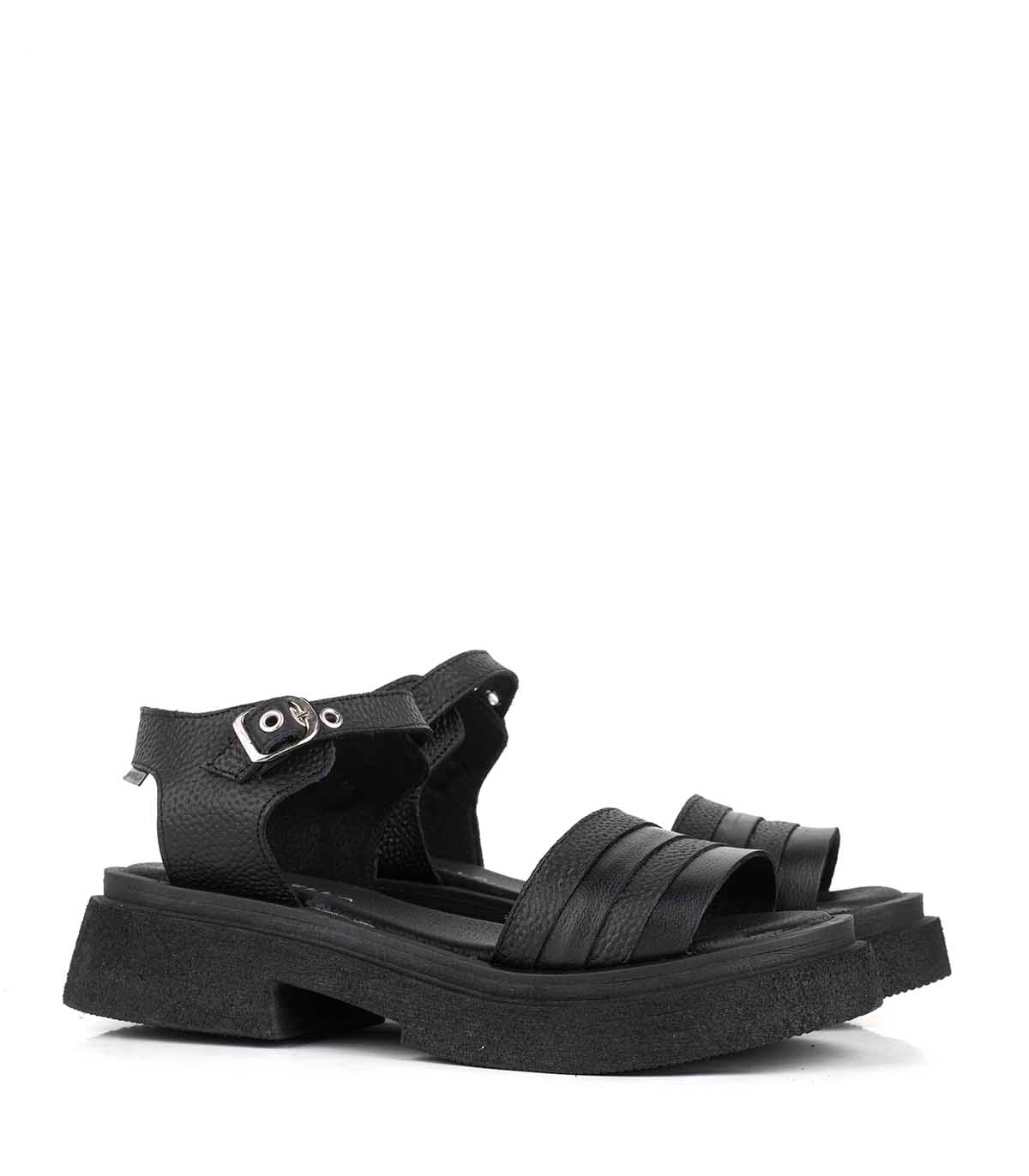 Sandalias de cuero con base confort — imagen 4
