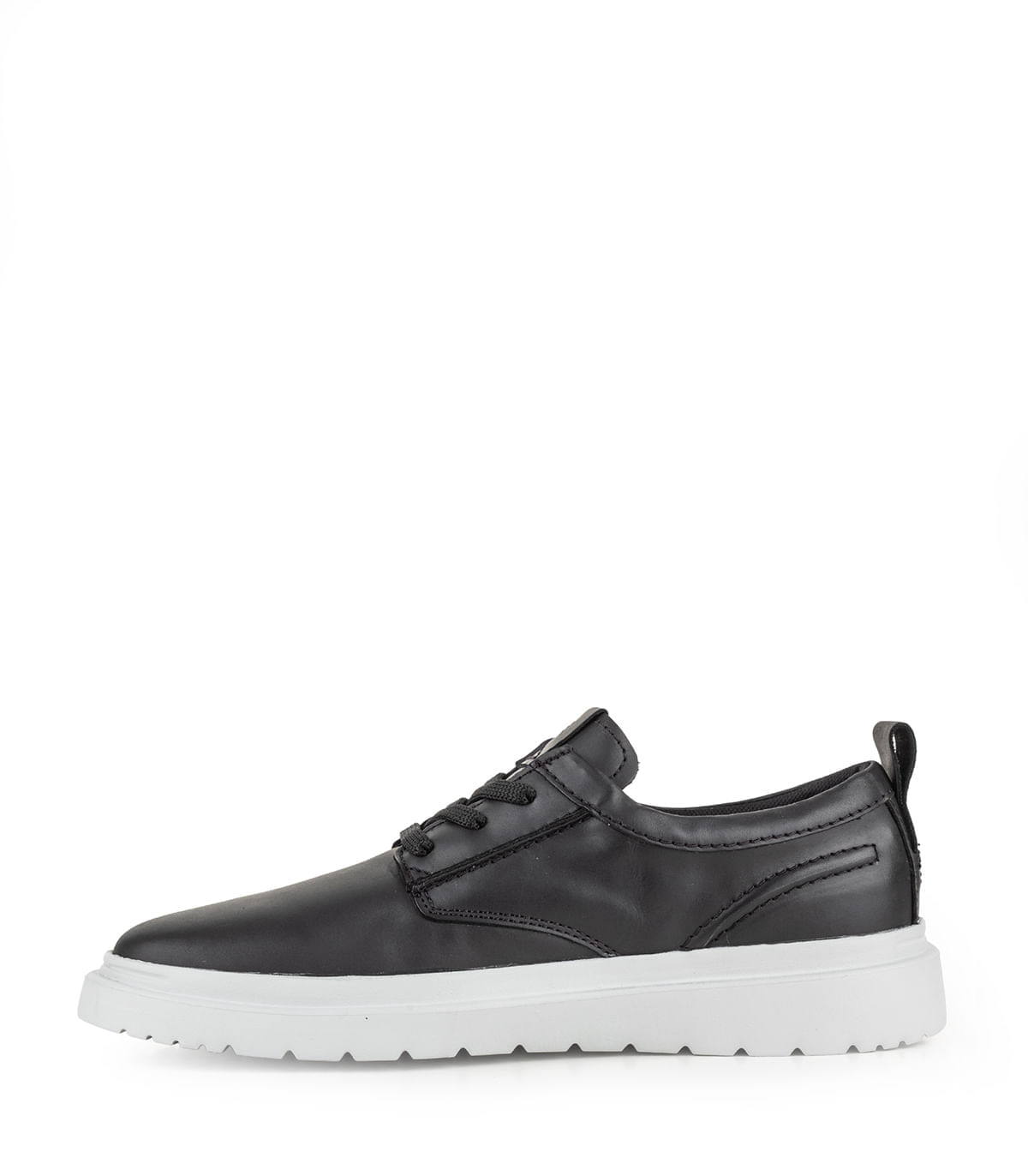 Zapatillas de cuero con base alta y cordones — imagen 2
