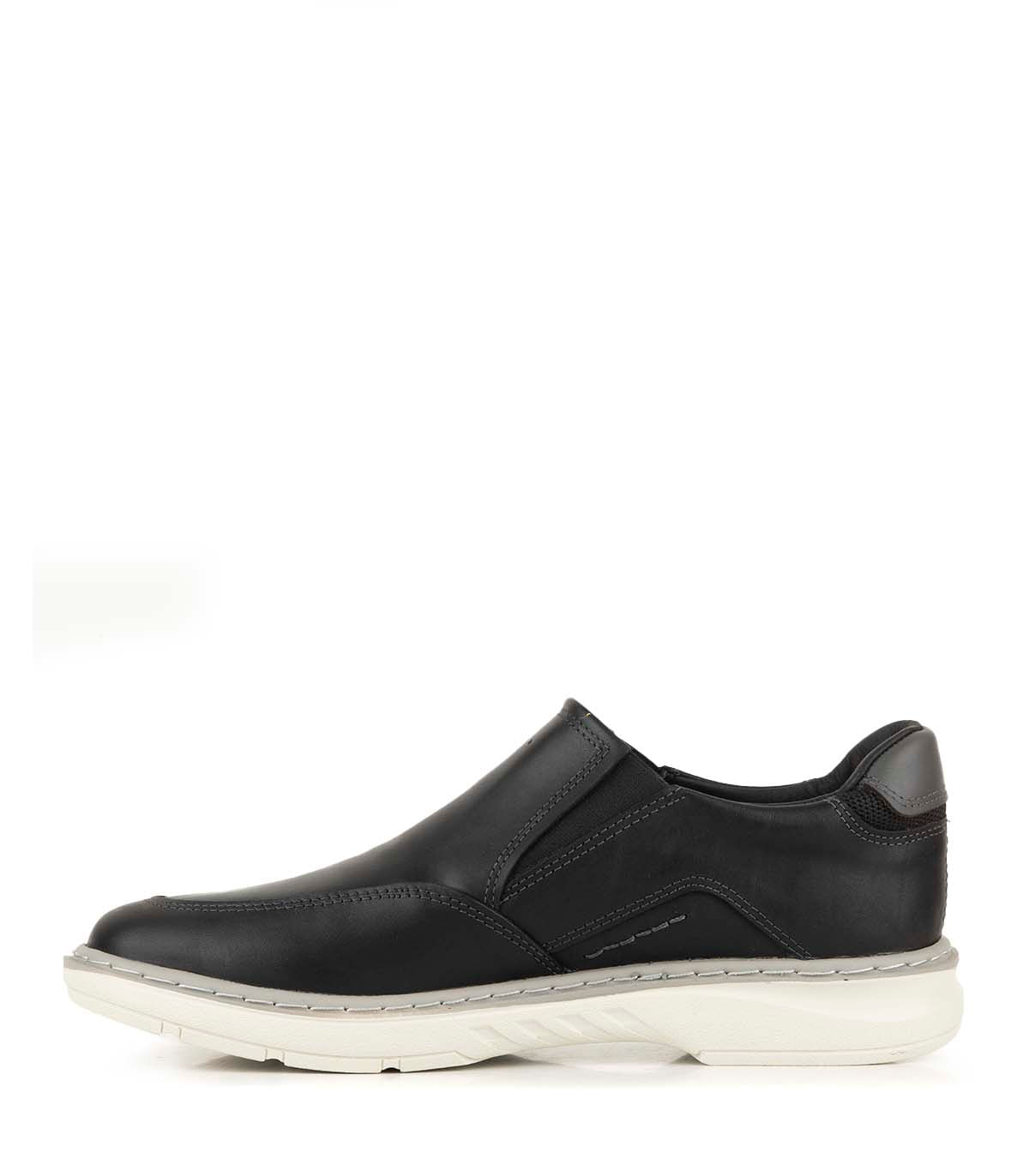 Zapato urbano de cuero con elástico y suela deportiva camel Batistella — imagen 2