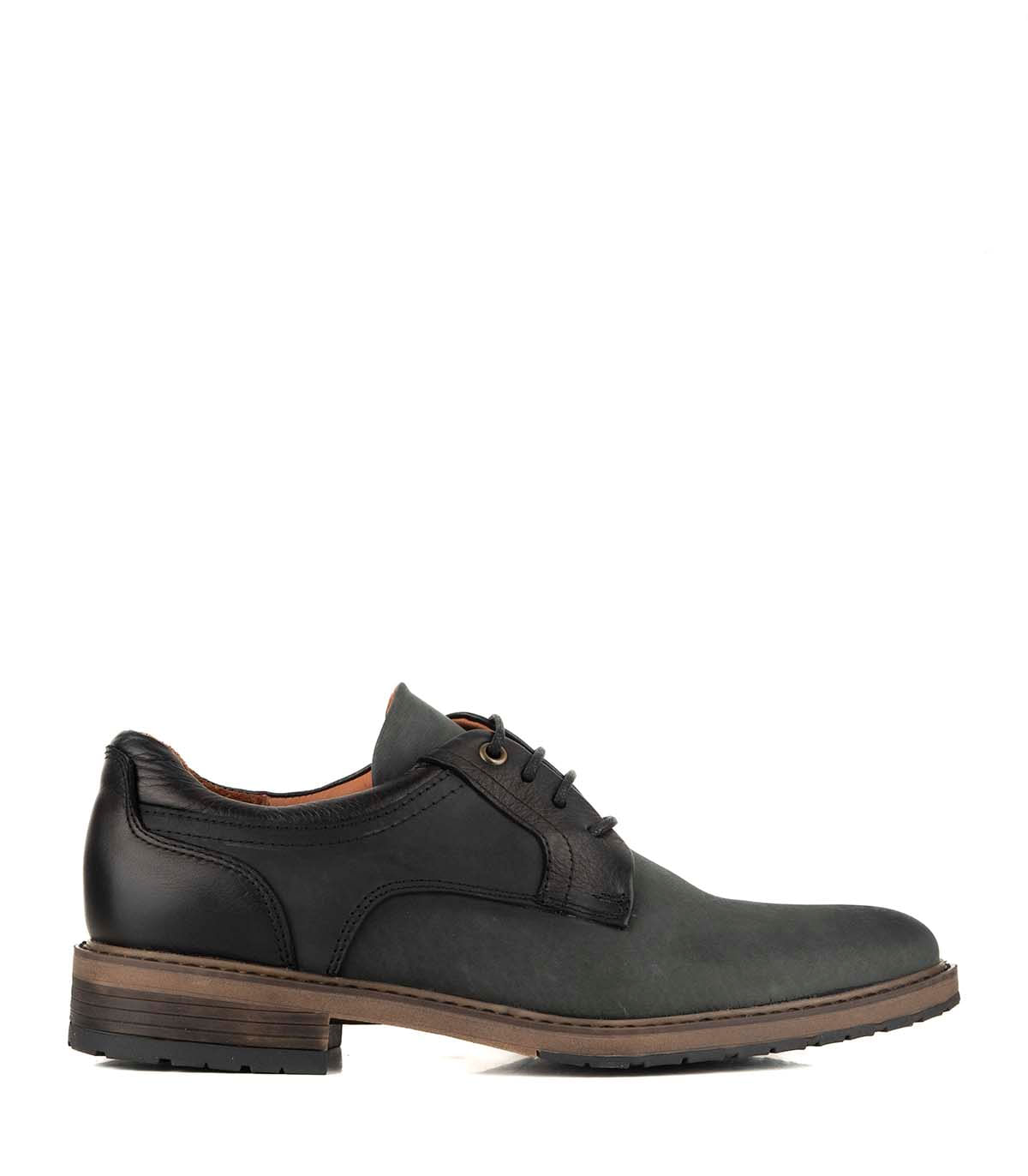 Zapato de hombre urbano en cuero engrasado