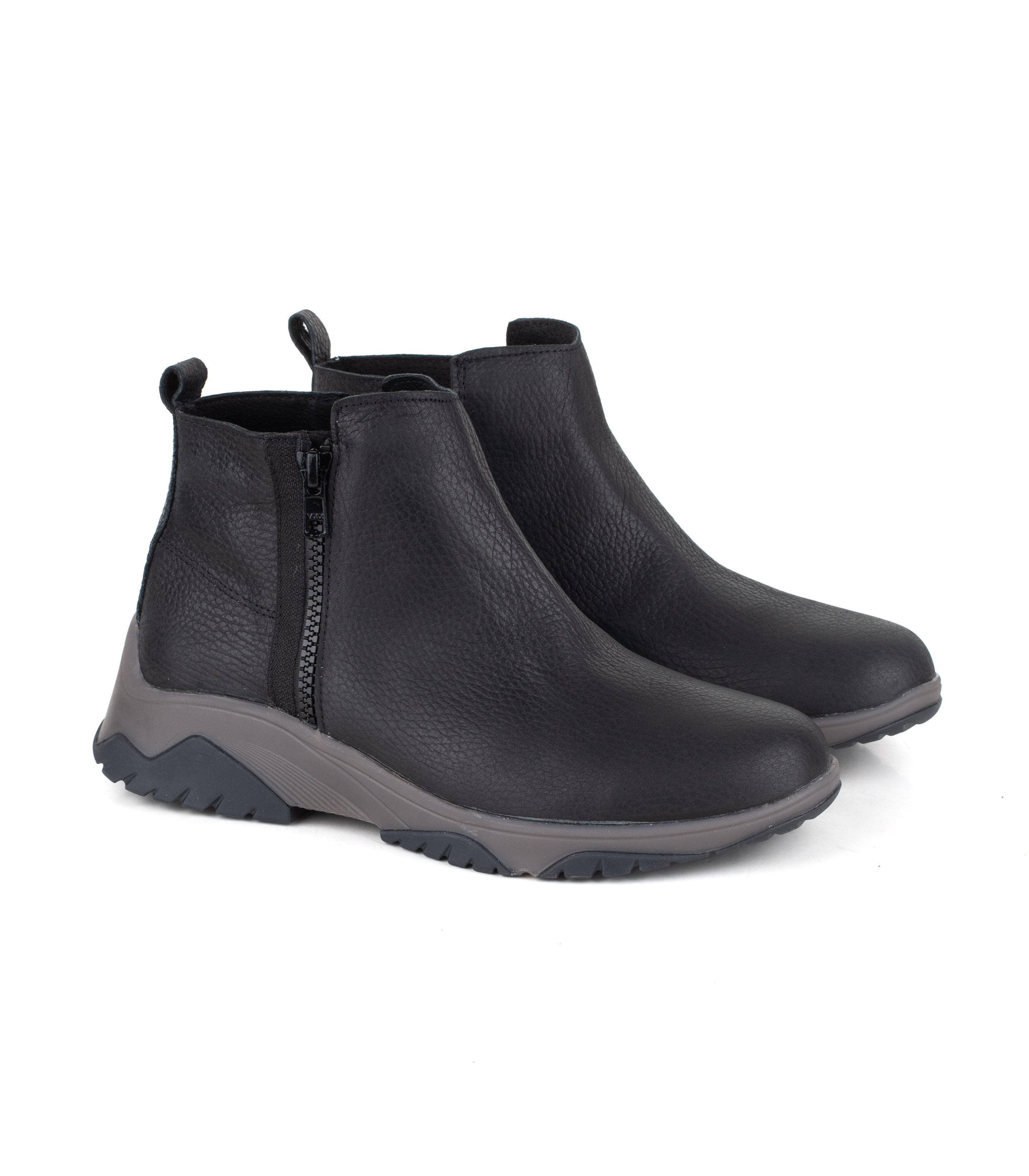 Botinetas confort de cuero en negro — imagen 5