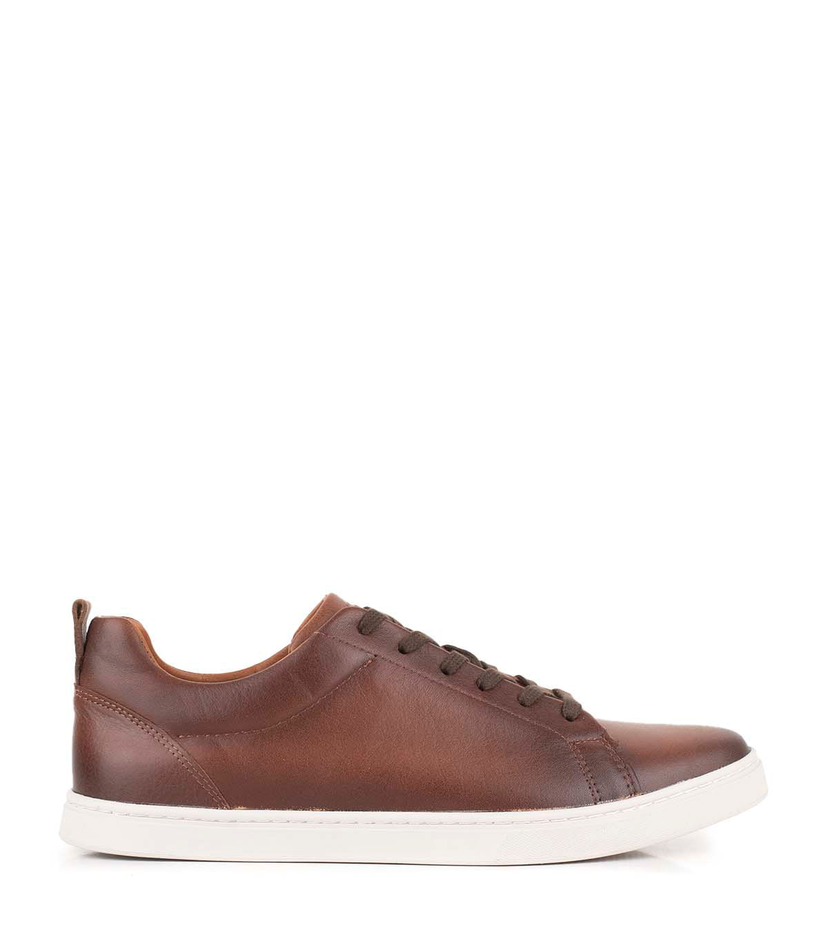 Zapatilla de cuero urbana para hombre Batistella