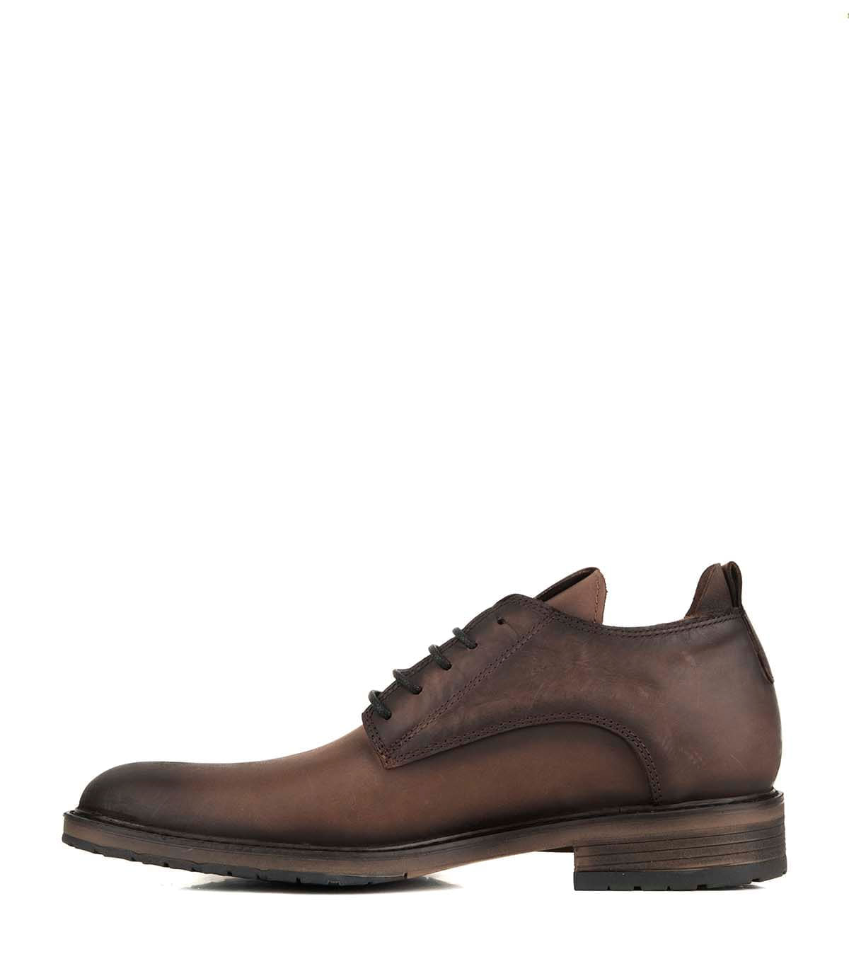 Zapato de cuero engrasado acordonado — imagen 3