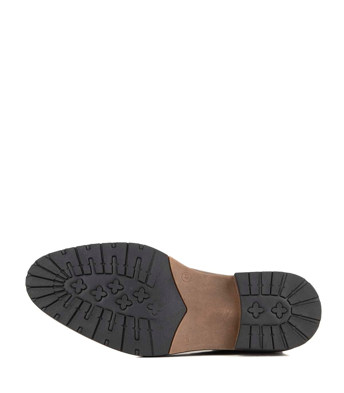 Zapato de cuero engrasado acordonado — imagen 4