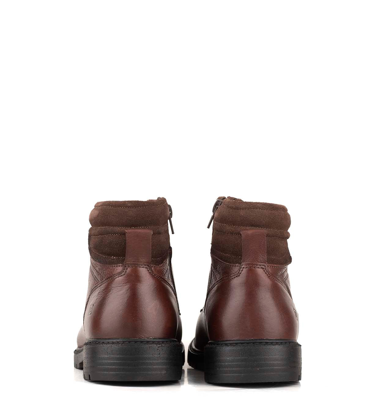Borcego de cuero con cordones — imagen 4