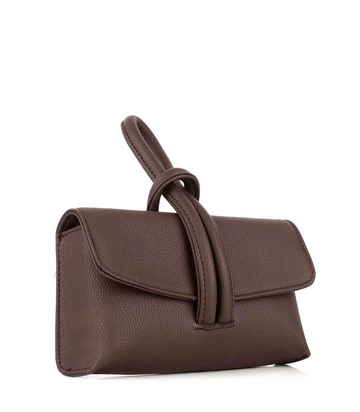 Mini bag simil de mano con solapa — imagen 3