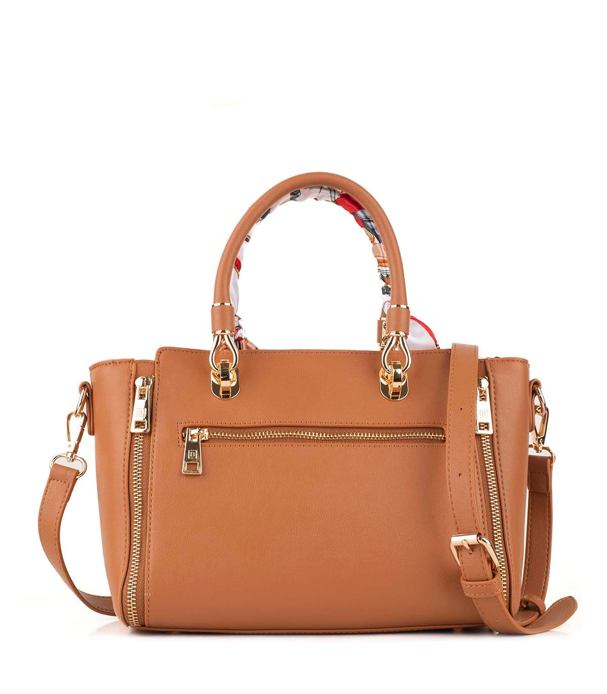 Cartera en simil cuero con charms decorativos — imagen 3