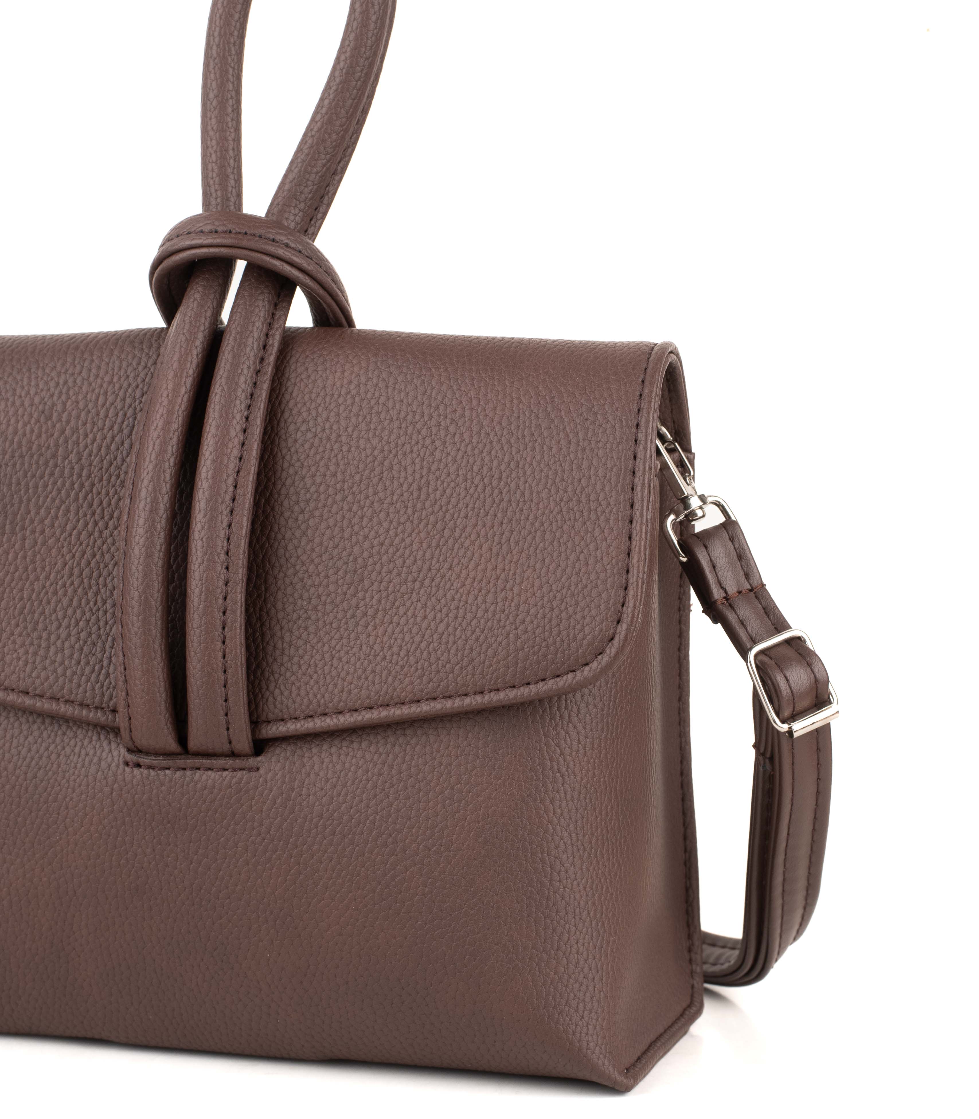 Cartera de simil cuero con solapa — imagen 5