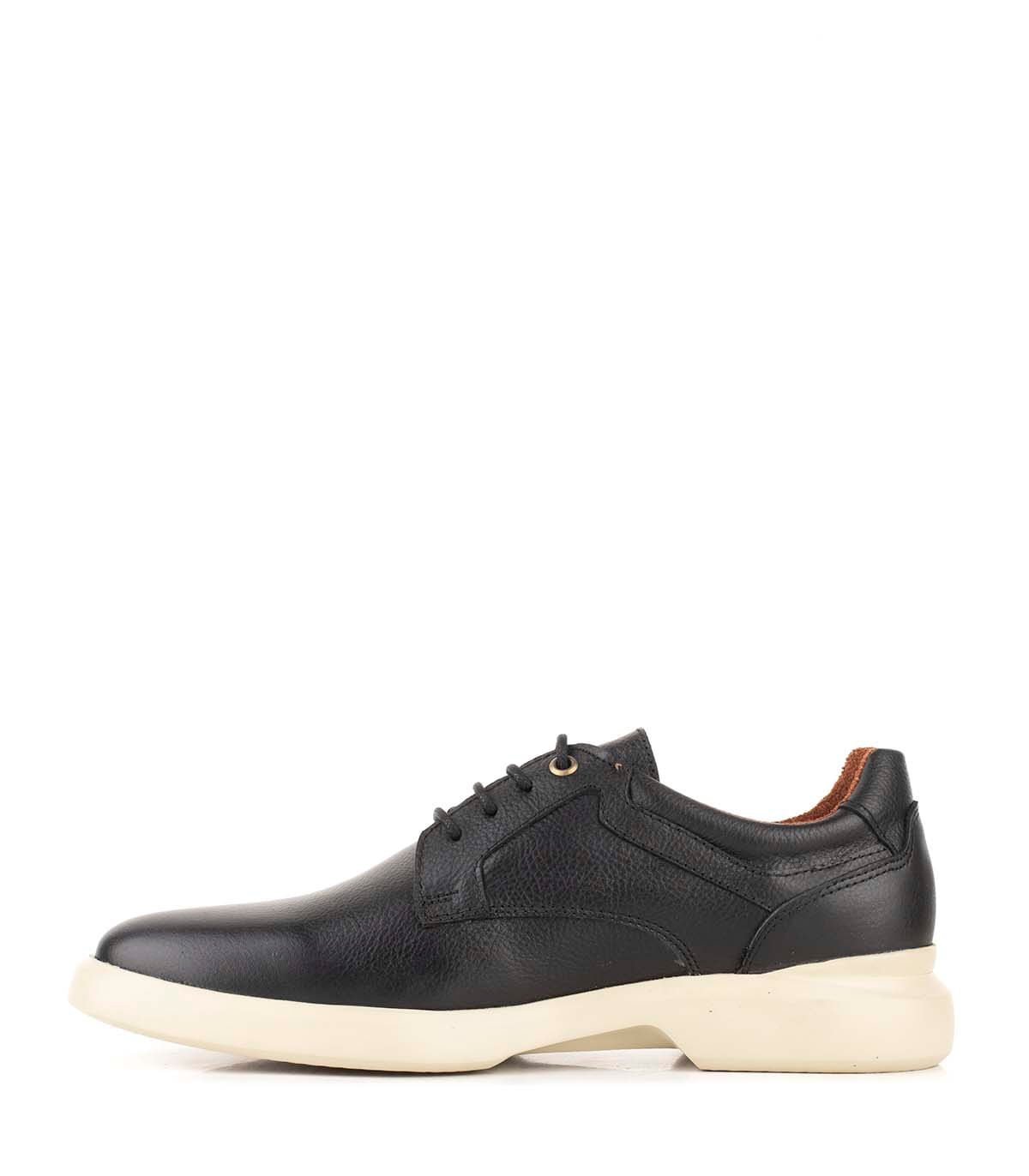 Zapato de cuero con cordones y suela deportiva camel Batistella — imagen 2