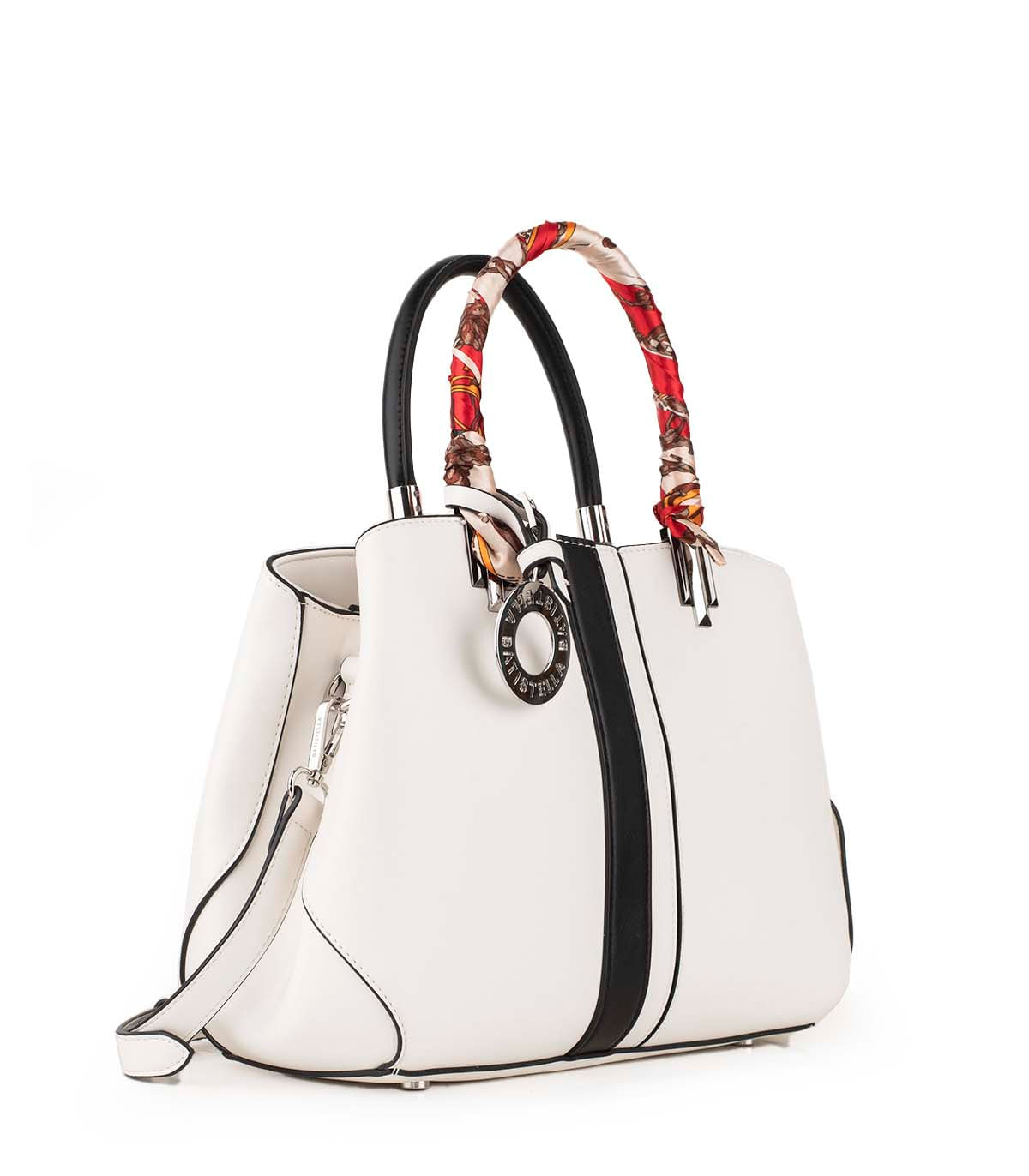 Cartera de simil cuero con doble asa — imagen 2