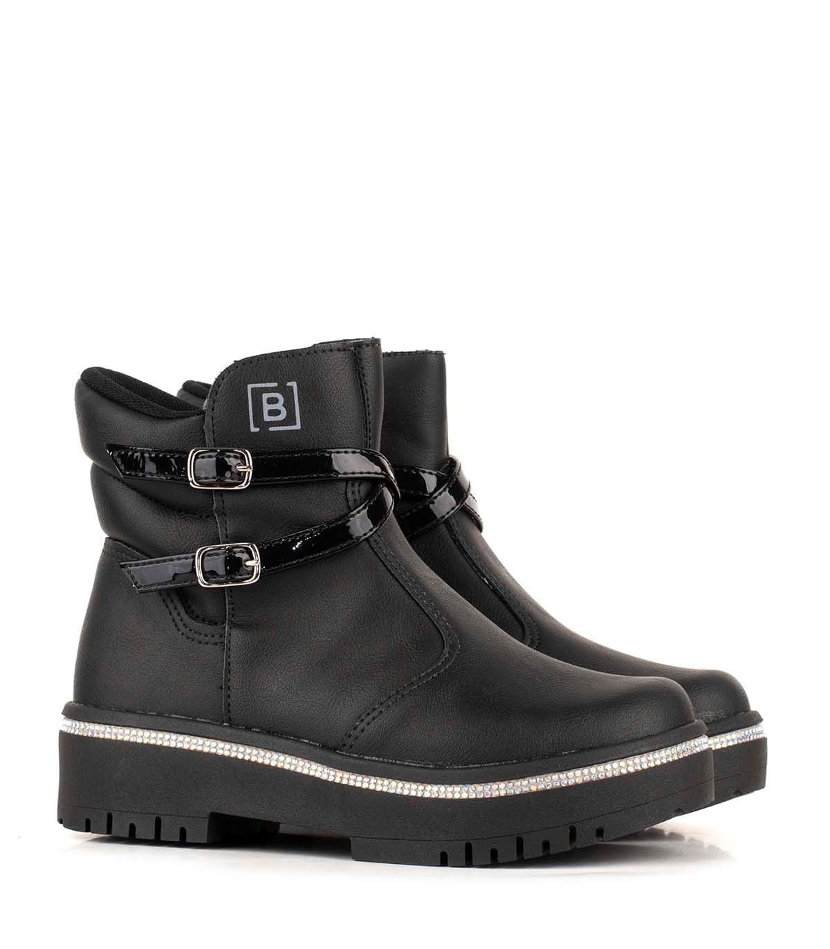 Bota corta infantil con plataforma y hebillas Batistella — imagen 4