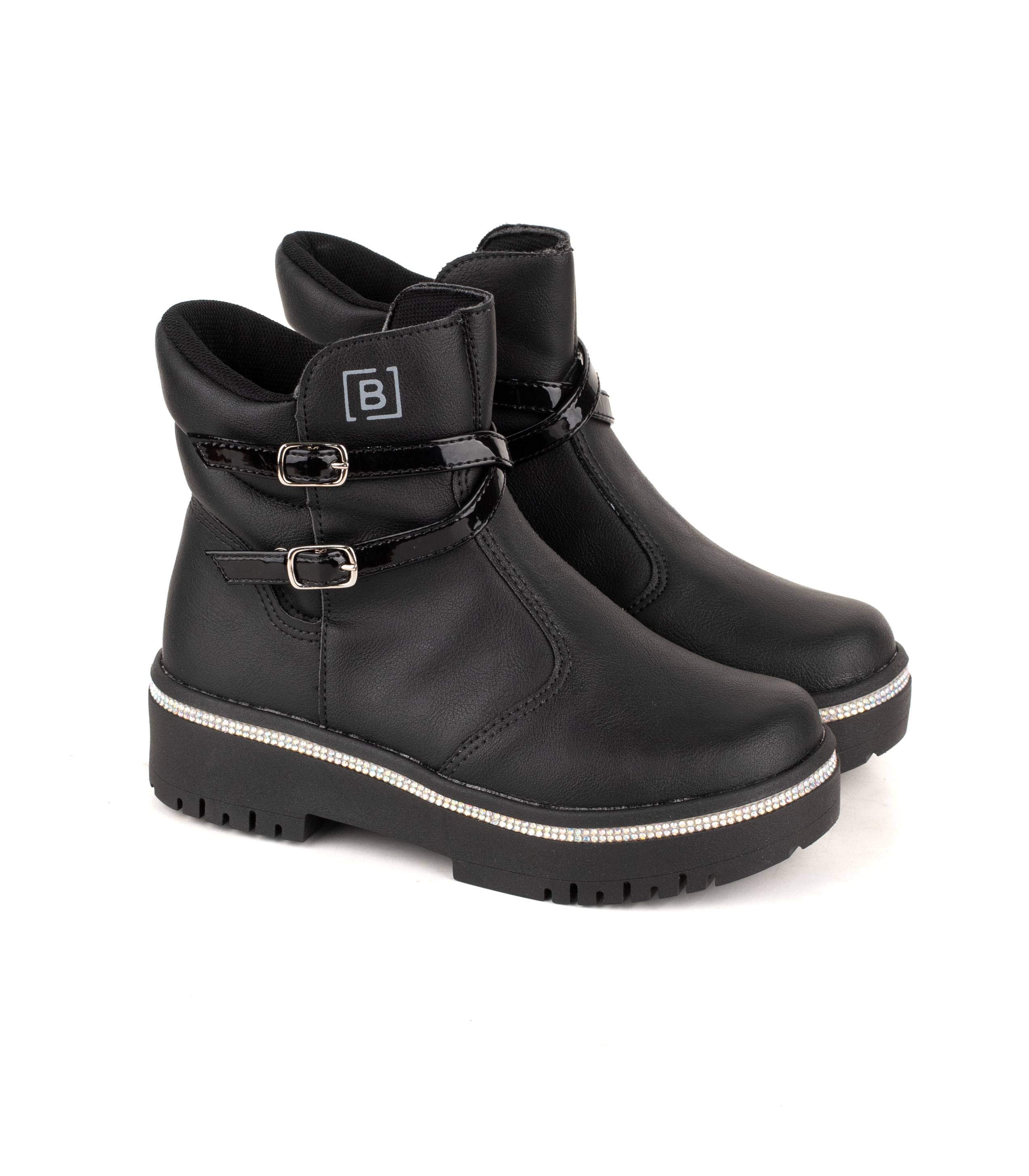 Bota corta infantil con plataforma y hebillas Batistella — imagen 5
