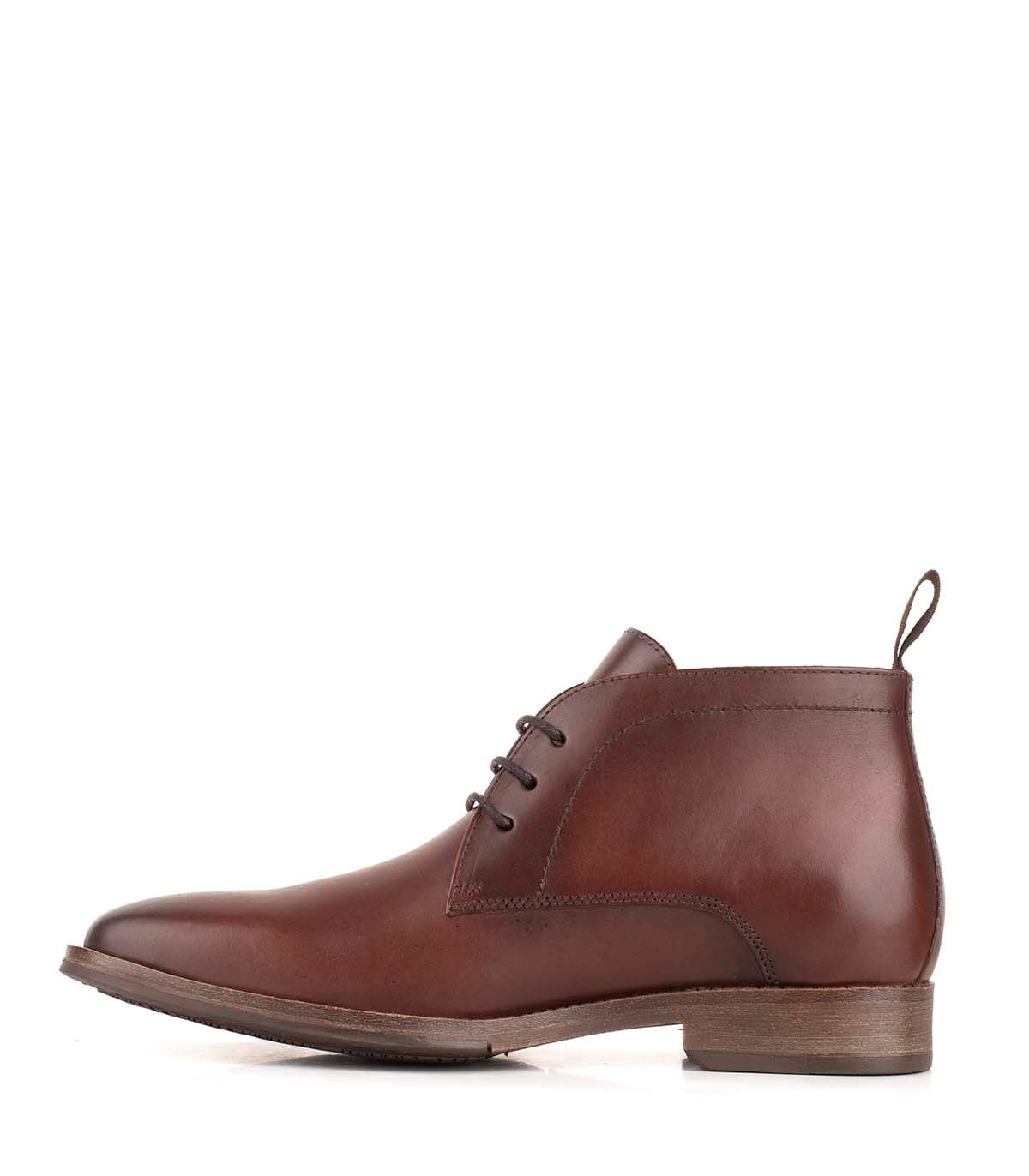 Bota de cuero con cordones — imagen 2