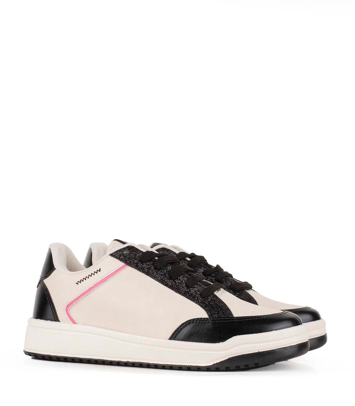 Zapatilla urbana de simil cuero con detalles combinados Batistella — imagen 5