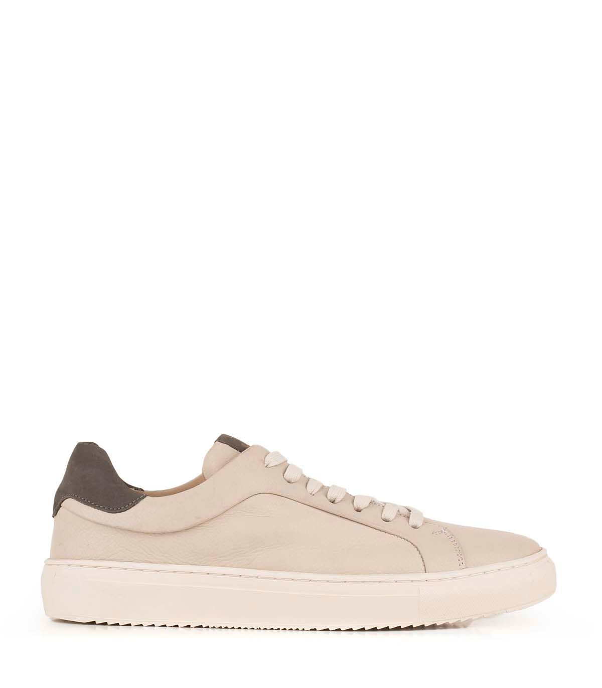 Zapatilla urbana de cuero base clásica Batistella