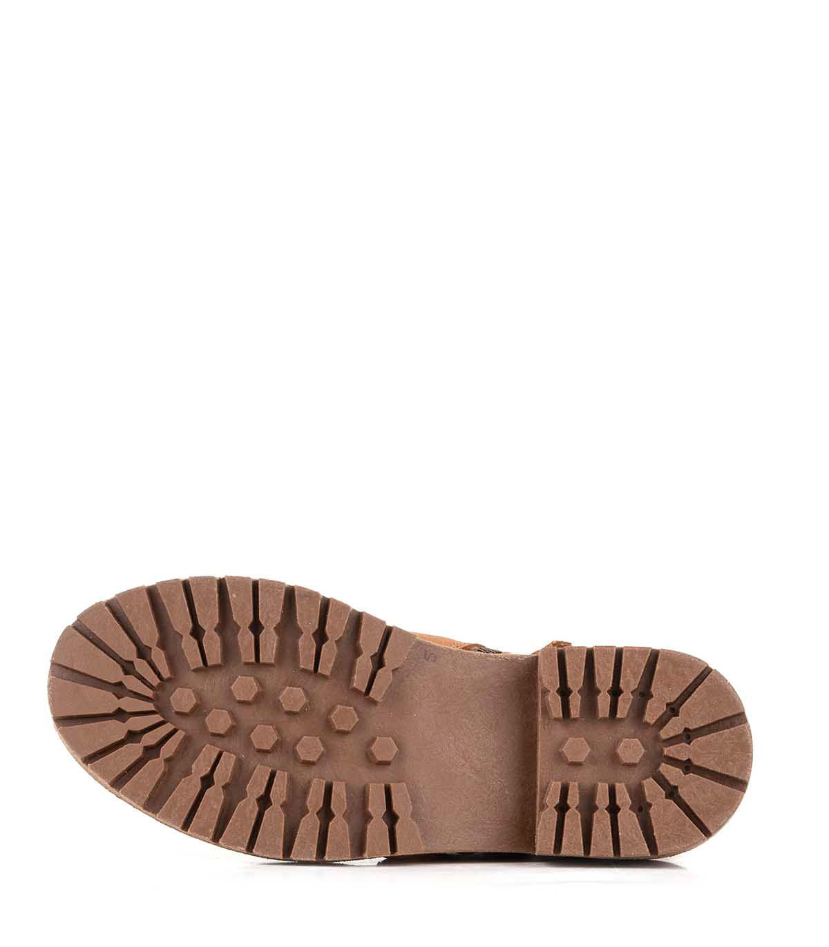 Botas cortas bajas de cuero con doble cierres Batistella — imagen 5