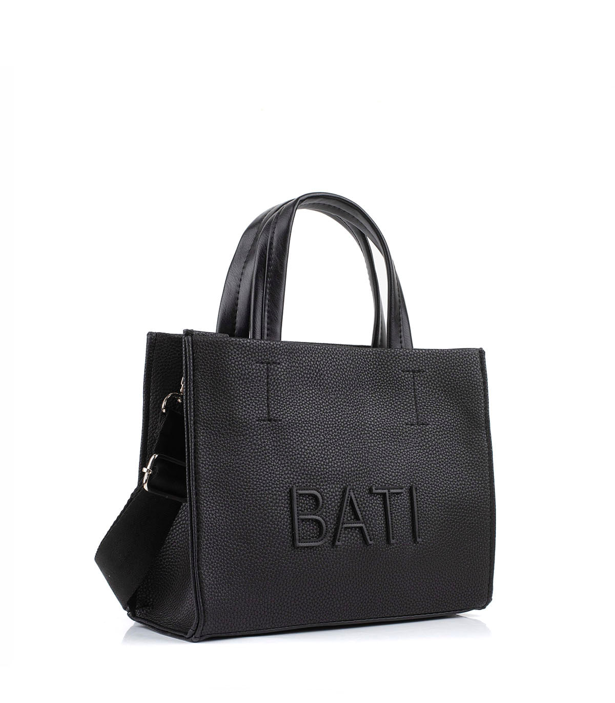 Cartera simil cuero con manijas cortas — imagen 2