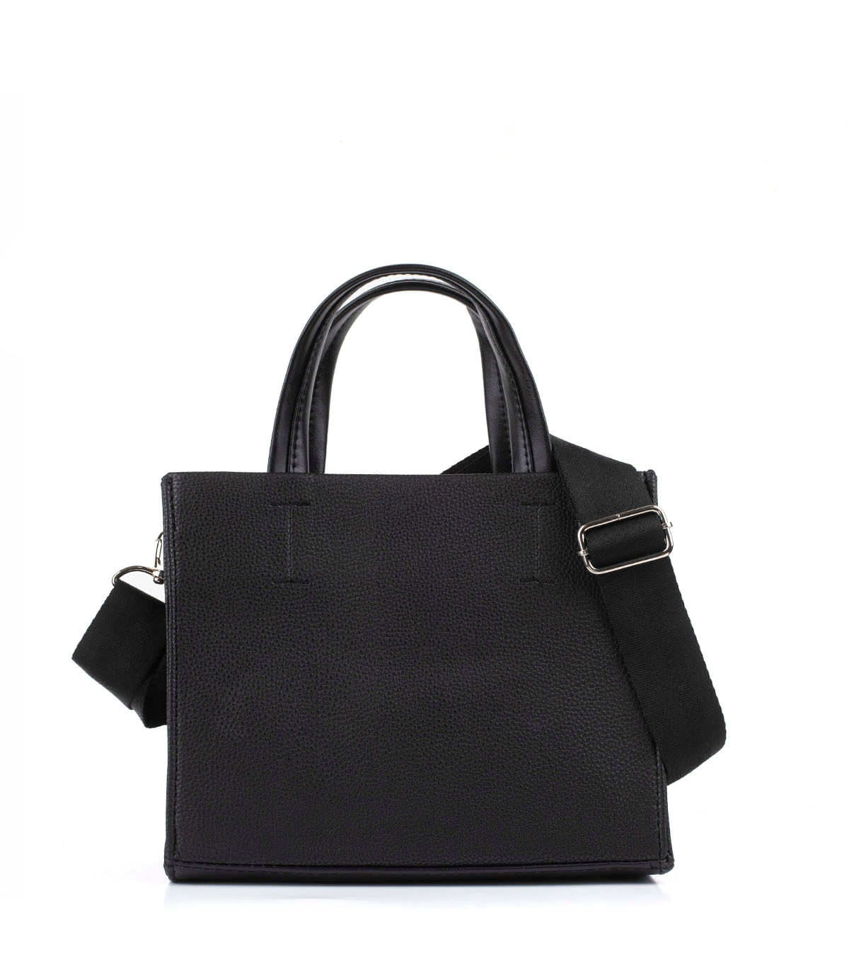 Cartera simil cuero con manijas cortas — imagen 3