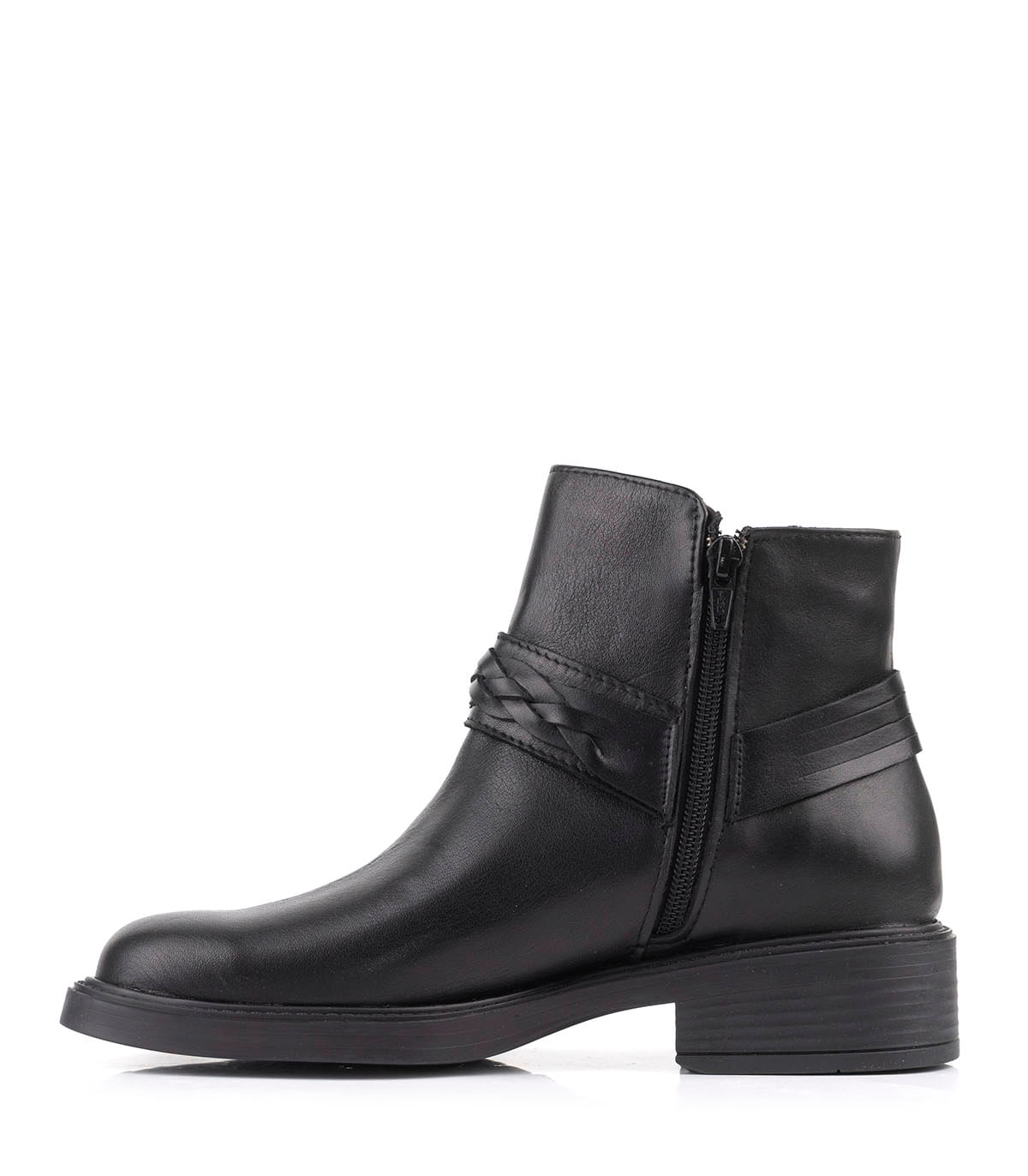 Botas cortas de cuero con detalle trenzado de Batistella — imagen 2