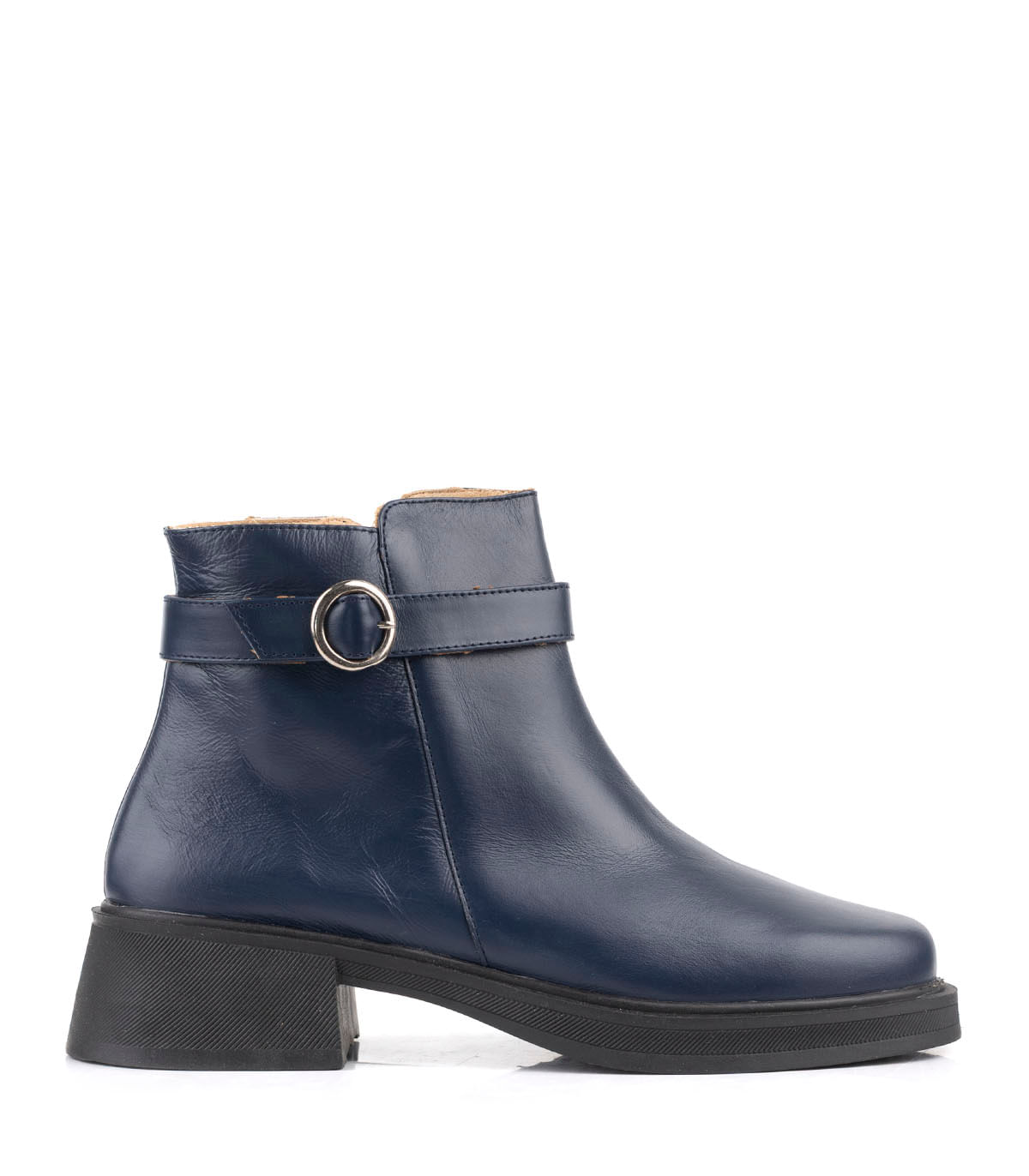 Botas cortas de cuero con hebilla lateral - Batistella